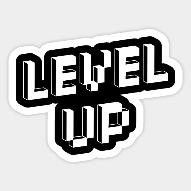 Level up Sticker by Winning Mindset